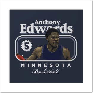 Anthony Edwards Minnesota Cover Posters and Art